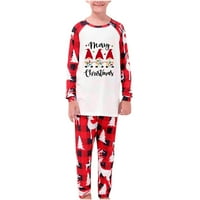 Klasična plairana božićna pidžama za obiteljski božićni PJS podudarni setovi za parove za odrasle za djecu za spavanje za spavanje Xmas Jammies