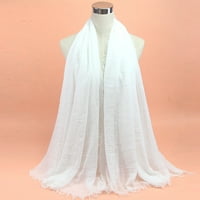 Cuhas Winter Scarf za žene Šal Premium viskoza Maxi Crinkle Cloud Hijab Shawl Soft Islam Muslim 37