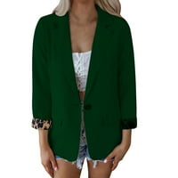 Ženski sportski kaputi modna poslovna ženska jakna zelena xl