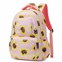 Backpack laptop cvjetne djevojke knjigovodbene torbe za žene casual paypack lagana školska torba na
