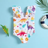 Djevojčice za bebe DIJELOVI Rukseri s jednom kupaćem kostima sa 50+ zaštite od sunca 1- godina