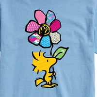 Kikiriki - Woodstock sa cvijećem i uzorka - grafička majica s kratkim rukavima