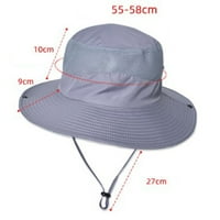 Ljetni prozračni ribar šešir za odrasle za ribolov, muškarci i žene veliki rudni šešir za sunčanje