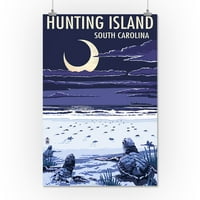 Lov na otok, Južna Karolina, maše za dječje kornjače