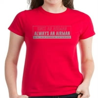 Cafepress - američka zrakoplovna sila jednom airman - ženska tamna majica