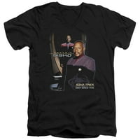 Star Trek - Kapetan Sisko - Slim Fit V izrez - majica - mala
