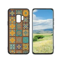 Kompatibilan sa Samsung Galaxy S telefonom, Meksički-Tile-Bohemian - Case Muškarci Žene, Fleksibilan silikonski udar u kućištu za Samsung Galaxy S9