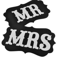Par i gospođa foto rekvizita, MR i MRS znakovi stolice, ukrasi za vjenčanje, znakove mladenke i mladoženja, znakovi za foto kabine, jedinstveni dekor vjenčanja