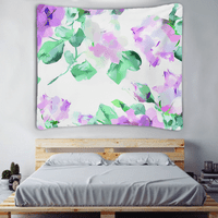 Modne biljne tapiserije Tropska biljka Poliester Tkanini tapiserije za spavaću sobu, veličine