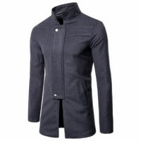 Pimfylm jakna Muške zimske kapute Blazer Slim Fit Grey 3xl