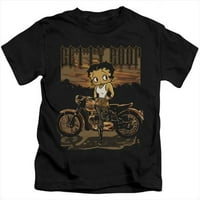 Boop-Rebel Rider - maloljetnik kratkih rukava 18- TEE - Crni - mali 4