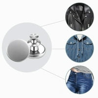 Jean Metal dugme igle odvojive gumb Instant Podesive hlače za tastere od struka za kratke hlače jakne
