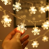 Božićni ukrasi 50Drani božićni snježni gudački svetli ukrasi Zimske bajke Dekor na klirensu