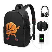 Udaljen košarkaški ruksak za školu izdržljivi veliki kapacitet za prijenosnog bakfa za laptop sa USB