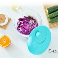 2.5L Pećnica sa poklopcem Veggie Sušilica za sušenje kuhinjskog alata salate salata, male salate spinner