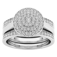 Do 65% popusta na AMLBB ženski prstenovi 2-in-set odvojivi sjajni dijamantni prsten za brisanje vjenčanih prstenova umetnuli zircon prsten za žene djevojke poklon za zabavu nakit
