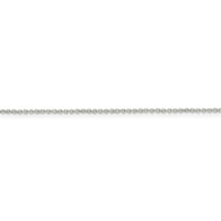 Bijeli sterling srebrni lančani kabel u