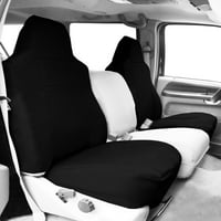 Caltrend Prednji kašike za prednje sustave Cordura sjedala za 1984- Jeep Cherokee - JP109-01CA Crni umetci i obrezivanje
