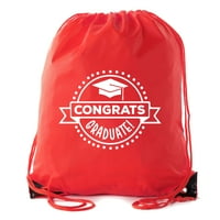 Ruksači za viši diplomski za diplomiranje personalizirane zabave Favorit Cinch torbe - čestitke Diplomirani