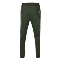 Ketyyh-Chn Mens Cargo Hlače Pocket Elastična struka Loants Solid pantalone Dugi pant AG, 2xL