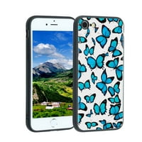 Kompatibilan sa iPhone se telefonom telefona, leptiri2- Case Silikon zaštitni za teen Girl Boy Case