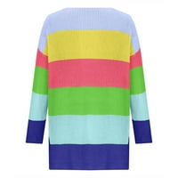Buigttklop Nema granica Dukseri za žene Čišćenje Žene Ležerne prilike pulover s dugim rukavima Džemper od džemper od V-izreza