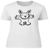 Skica smiješne zečje majice Žene -Image by Shutterstock, ženska X-velika