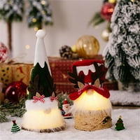 Set božićnih ukrasa luminozni ge-nie lutka privjesak za privjesak za ornament FA-VOR poklon unutarnji kućni dekor