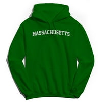 Massachusetts grafički kraljevski muški pamučni pulover Hoodie