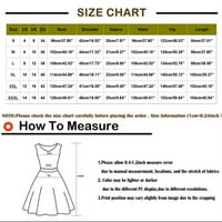 Haljine za žene tiskane okrugli izrez A-line srednje dužine na čišćenju Summer haljina s kratkim rukavima smeđa m