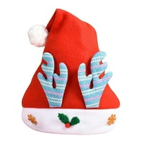 Odrasla dječji božićni šešir božićni tematski uzorak patchwork šešir
