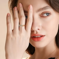 Duhgbne Fashion personalizirani šareni prsten jednostavan i osjetljiv dizajn pogodan za sve prilike
