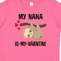 Inktastic My Nana je moja valentinovna dar dječaka ili majica za bebe