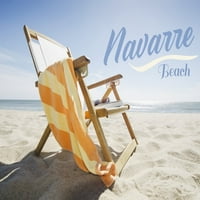 Plaža Navarre, sklopiva stolica na plaži