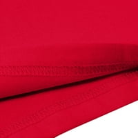 Zodggu Srednje modne ženske bluze na vrhu kratkih rukava Crta vrata sažetak ležernih tunika TUNIC-a