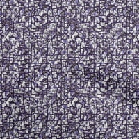 Onuone pamučna kambrska ljubičasta tkanina apstraktna DIY odjeća za pretežanje tkanine za ispis tkanina