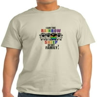 Cafepress - Rainbow Porodična ovčja majica - Lagana majica - CP