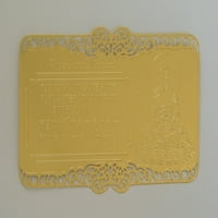 Feng Shui Heart Sutra Mantra na Gold Talisman kartici
