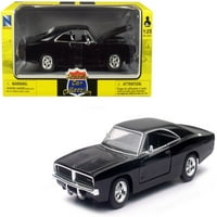 Od - Dodge Charger R T crna kolekcija automobila Car Diecast model automobila novim Rayjem
