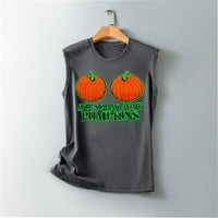 Cotonie ženski Halloween tenkovi za odrasle Ljeto plaža Smiješni ispis grafički cisterni prsluk bluza