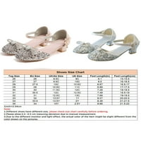 Woobling Kids Girl Haljine cipele Glitter Princess cipele pjenušava sandala Djevojke Mary Jane Sandal