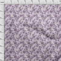Onuone Georgette viskoza svijetlo ljubičaste tkanine azijski cvjetni šivaći materijal za ispis tkanine