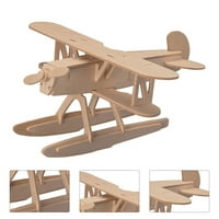 Temacd 1Sset 3D puzzle rješavanje problema ekološki prihvatljiv drveni avioni 3D puzzle jorgane za dječake,
