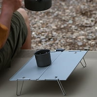 Sklopivi stol multifunkcionalni prijenosni neklizajući mini rust-otporan na snažno nosivost aluminijski