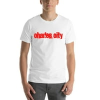 Nedefinirani pokloni 2xl Charles City Cali u stilu kratkih rukava pamučna majica