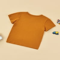 Mialeoley Toddler Ljetne majice, Ležerne prilike kratkog rukava Ispis Okrugli izrez Lood Fit Tops