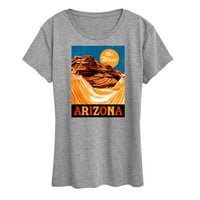 Instant poruka - grafička majica kratkih rukava WAVE Arizona -Žena kratka rukava