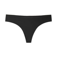 Entyinea ženski pamuk bikini kratak donje rublje komfora natkrivena pamučna kratka donje rublje crna