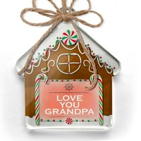 Ornament tiskan jednostrana ljubav, dan djeda očev dan na nauticarskih brodskih kotača Božić Neonblond