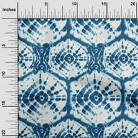 Onuone pamuk poplin tamna mornarica plava tkanina Geometrijska šiba za šivanje tkanine sa dvorištem tiskanim diy odjećom šivača širine